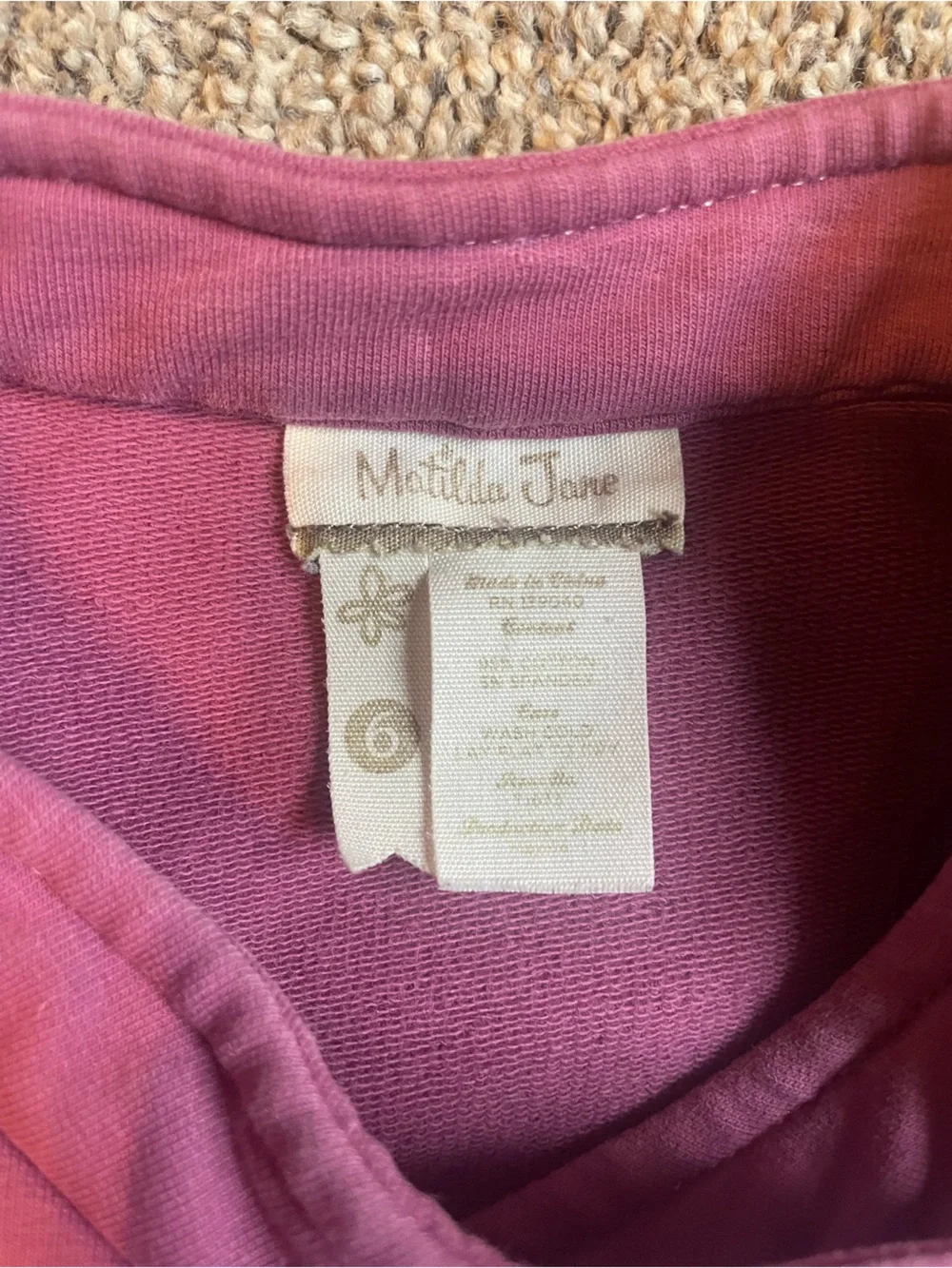 Matilda Jane Purple Girls' Secret Fields Amethyst Willow Jacket Size 6